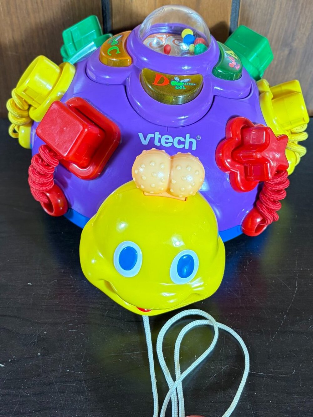 Rare 2000 VTech Crazy Legs Noodle Bug Smart Start Baby Learning Toy Vtg WORKS